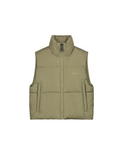 Malelions Women Cropped Bodywarmer | Army