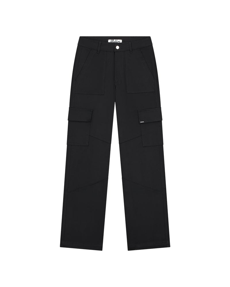  Malelions Women Straight Leg Cargo Pants | Black