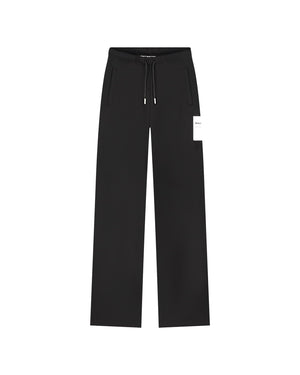 Malelions Women Label Straight Leg Sweatpants | Black