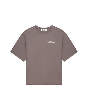 Malelions Women Kylie T-Shirt | Stone Brown