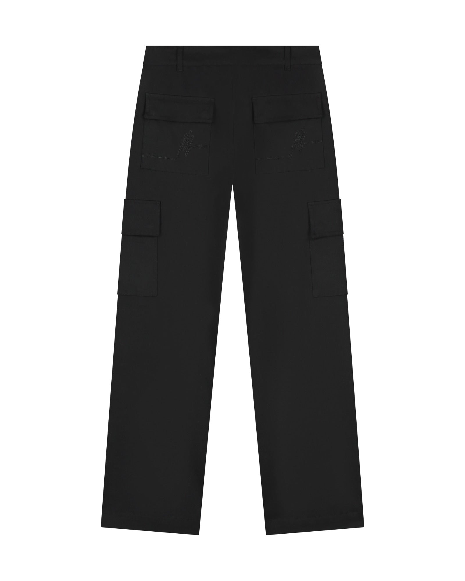 Malelions Women Straight Leg Cargo Pants | Black