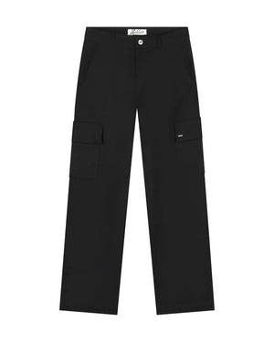 Malelions Women Straight Leg Cargo Pants | Black