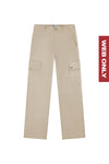  Malelions Women Straight Leg Cargo Pants | Taupe