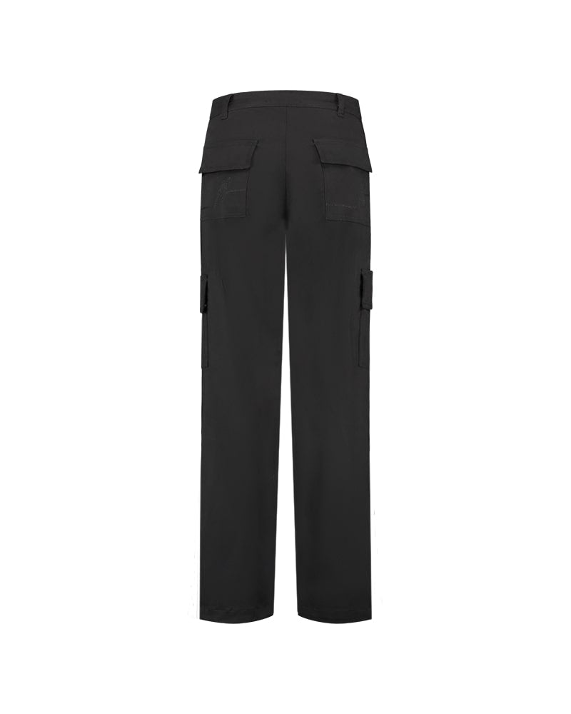 Malelions Women Straight Leg Caro Pants Black Malelions