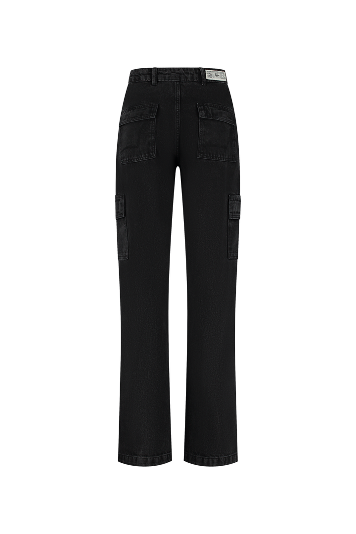 MD2-AW24-14_187_Malelions_Women_Straight_Leg_Denim_Cargo_Pants_Dark_Grey_Back.png