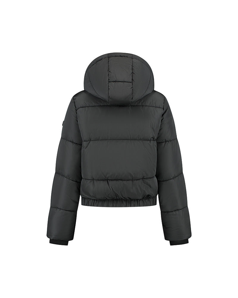 Malelions Women Signature Puffer Jacket | Black