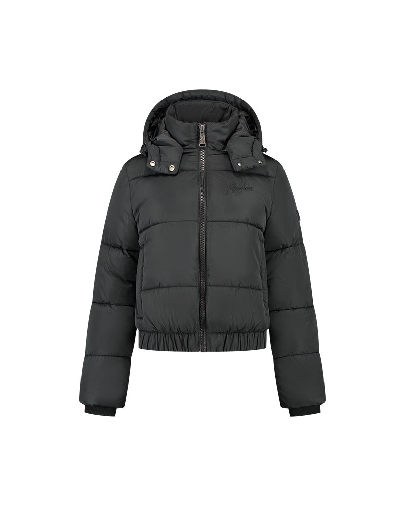 Malelions Women Signature Puffer Jacket | Black