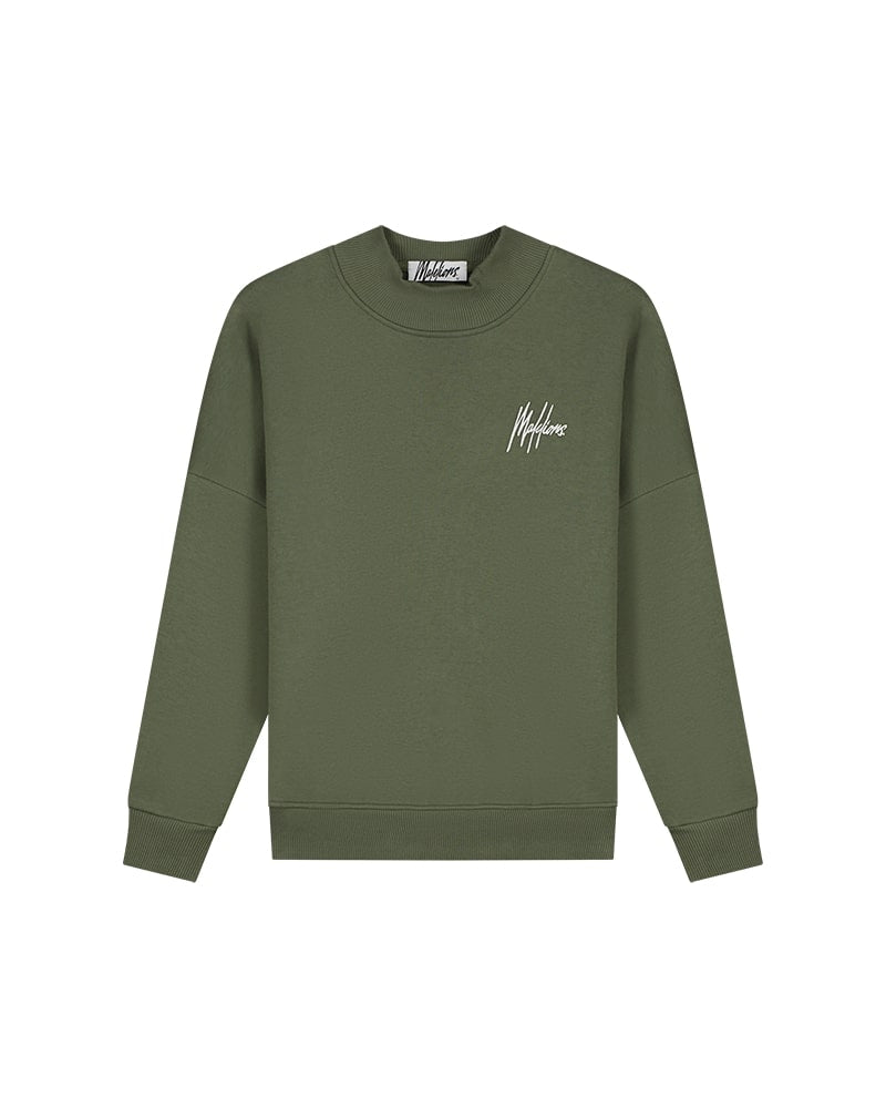  Malelions Women Kylie Sweater | Army Green