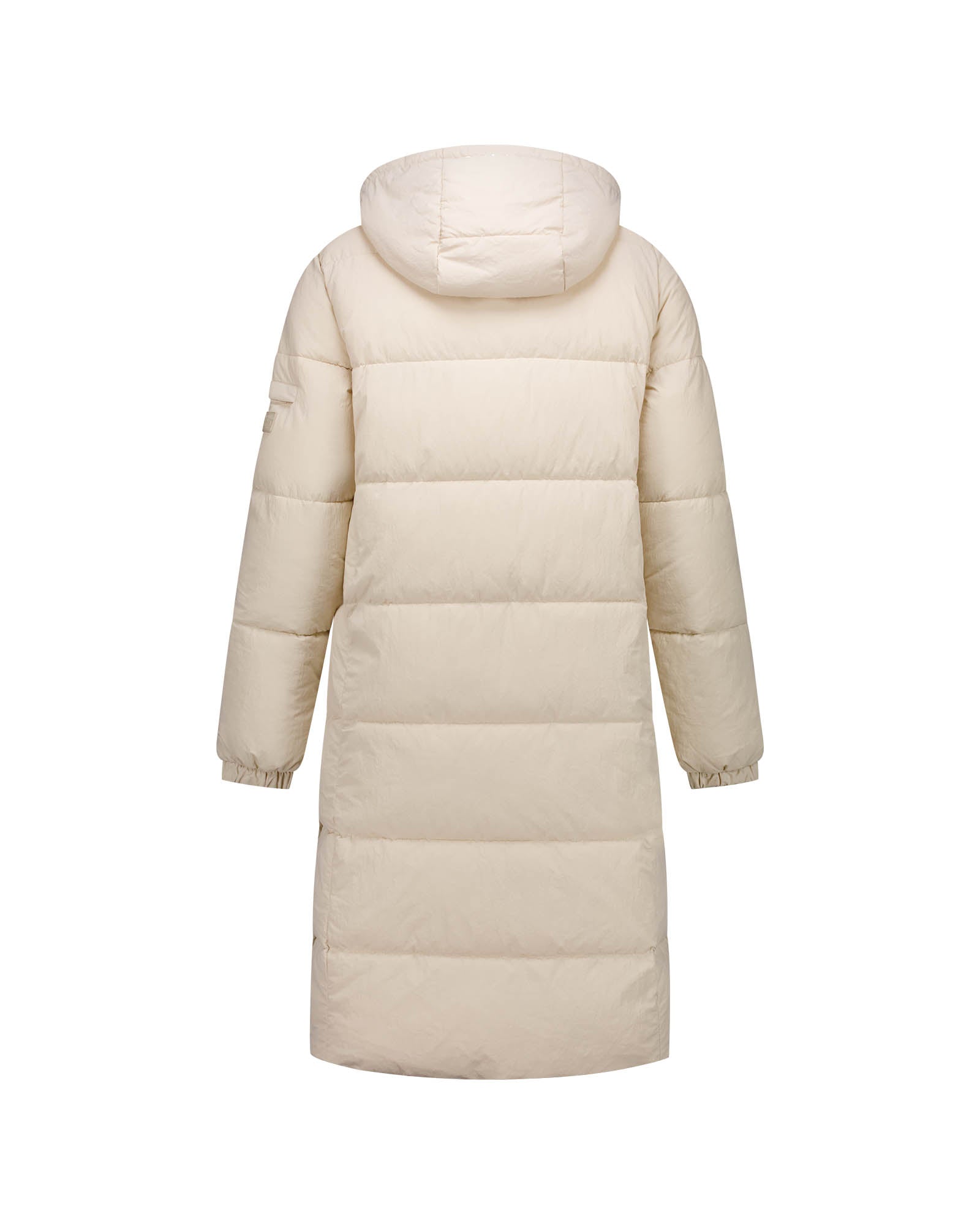 Malelions Women Signature Long Puffer Jacket | Off-White