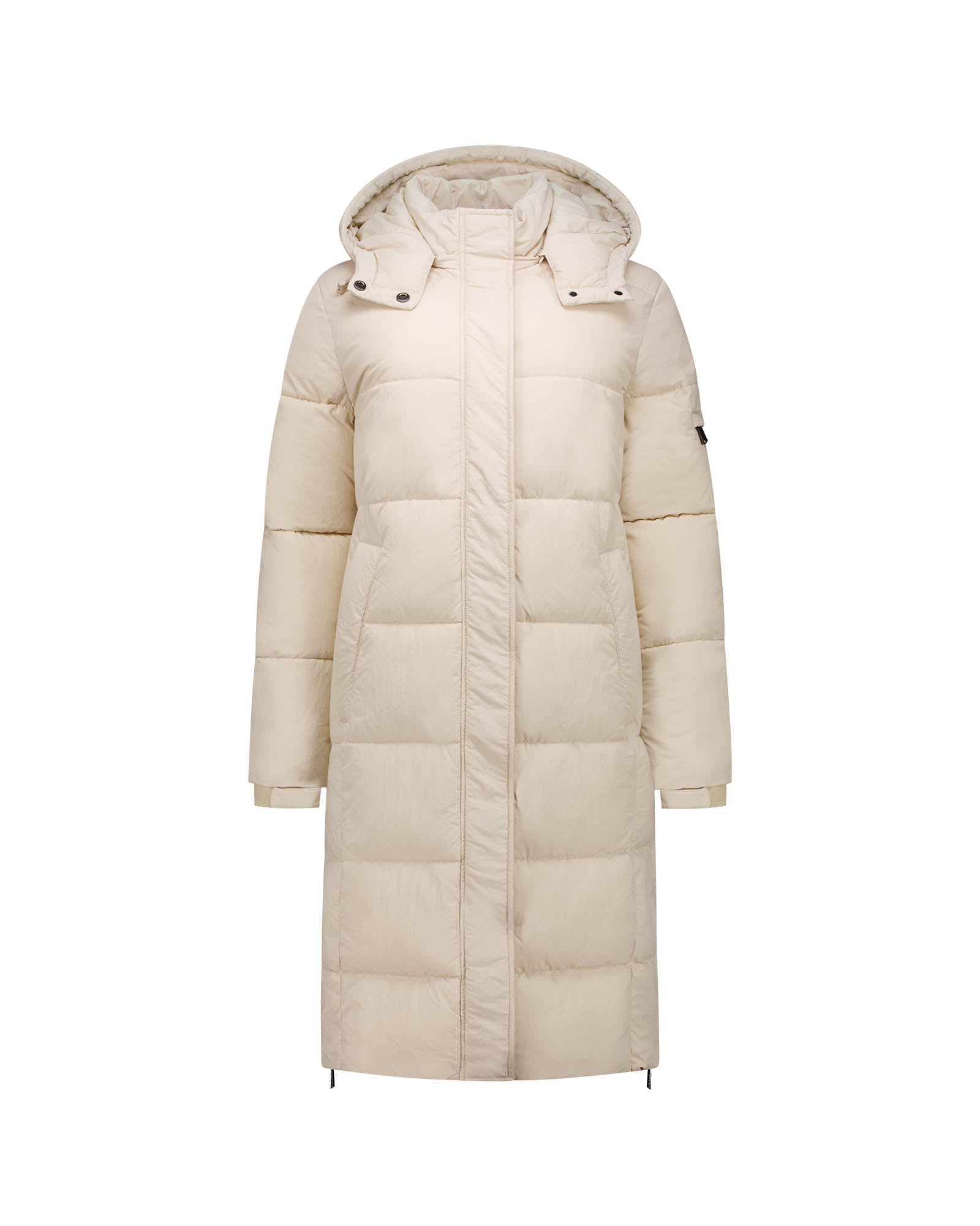 Malelions Women Signature Long Puffer Jacket | Off-White