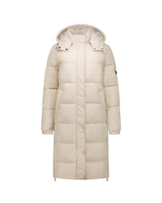Malelions Women Signature Long Puffer Jacket | Off-White
