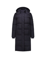 Malelions Women Signature Long Puffer Jacket | Black