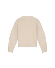 Malelions Women Embroidered Knit Sweater | Beige