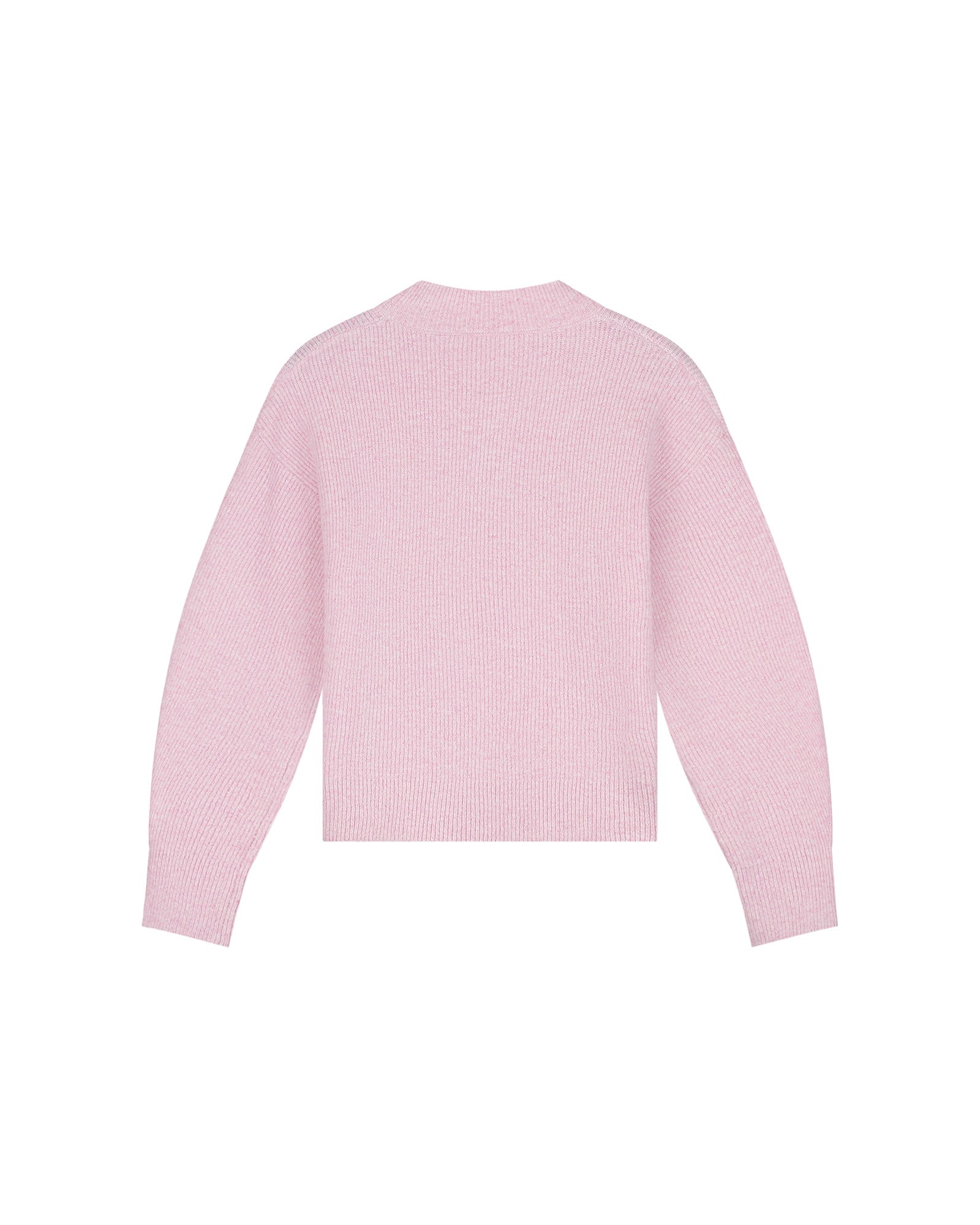 Malelions Women Embroidered Knit Sweater | Light Pink