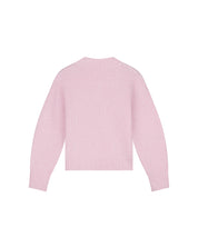 Malelions Women Embroidered Knit Sweater | Light Pink