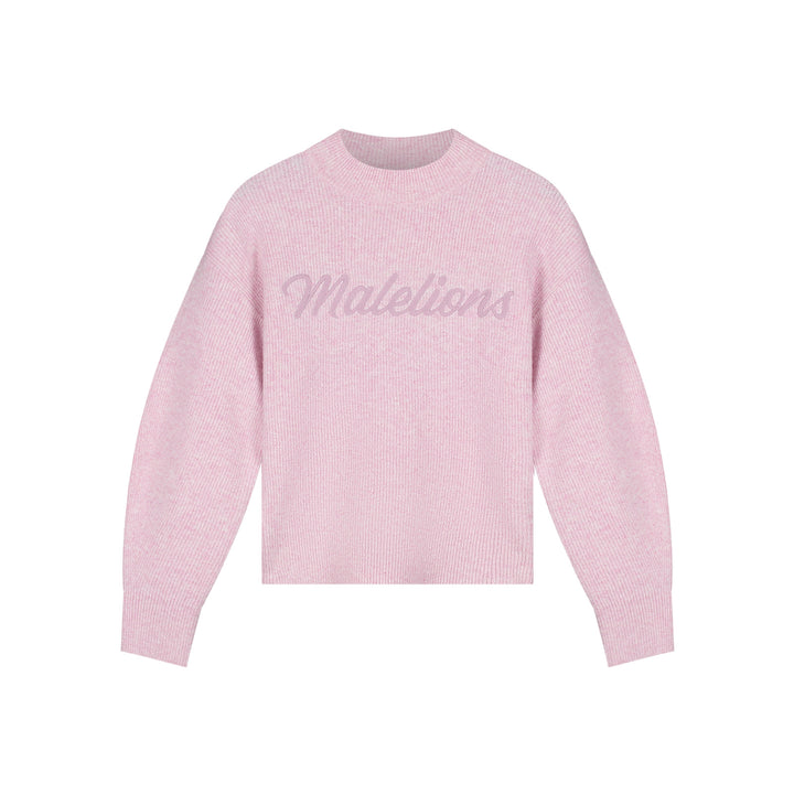 MD2-AW25-03_73_Malelions_Women_Embroidered_Knit_Sweater_Light_Pink_Front.jpg