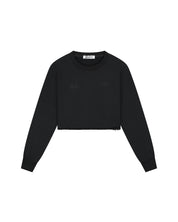 Malelions Women Cropped Gallery Sweater | Black