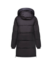 Malelions Women Mid Length Puffer Jacket | Black