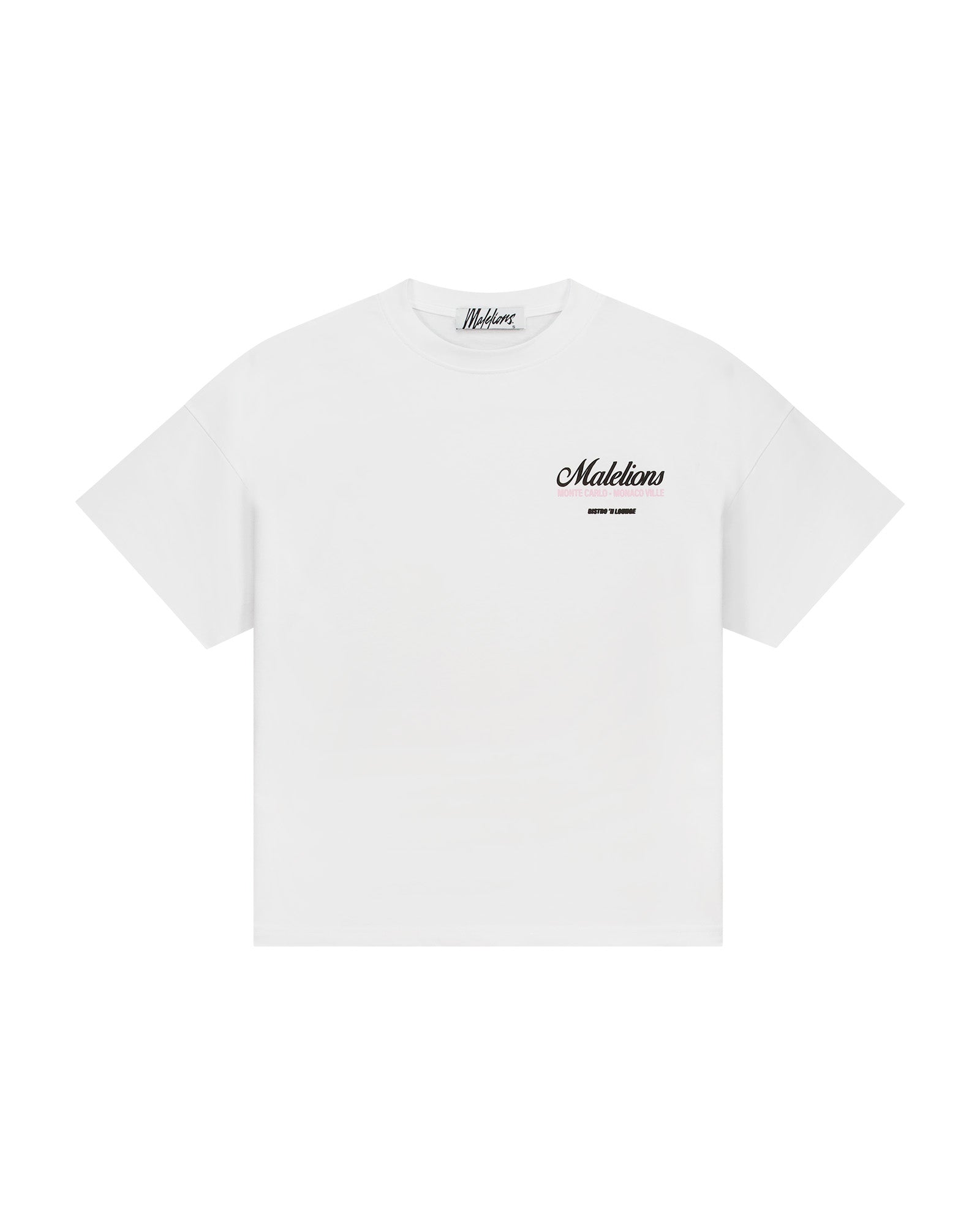 Malelions Women Brunch Club Oversized T-Shirt | White/Black