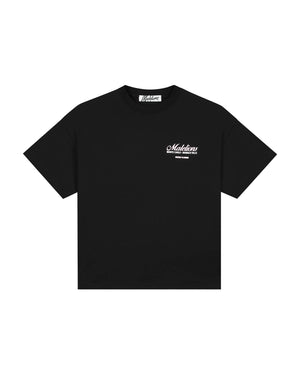 Malelions Women Brunch Club Oversized T-Shirt | Black/Light Pink