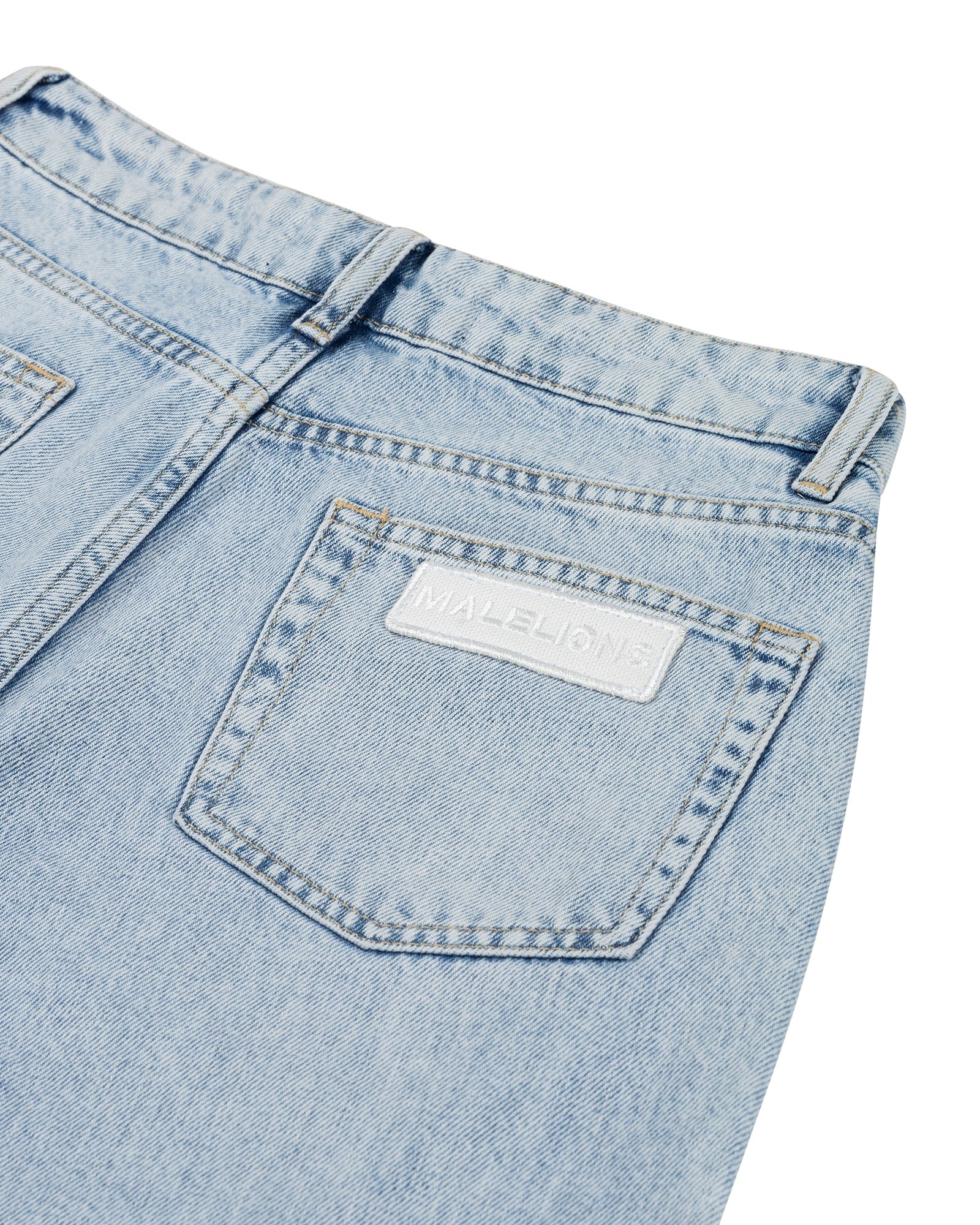 Malelions Women Straight Leg Denim Jeans | Light Blue