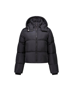 Malelions Women Signature Puffer Jacket | Black