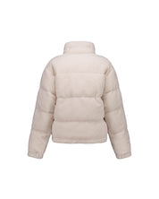 Malelions Women Signature Sherpa Puffer Jacket | Beige