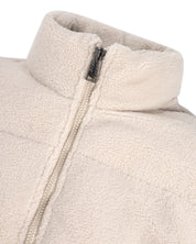Malelions Women Signature Sherpa Puffer Jacket | Beige