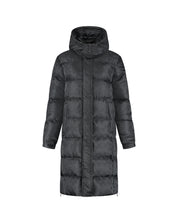 Malelions Women Monogram Long Puffer Jacket | Black