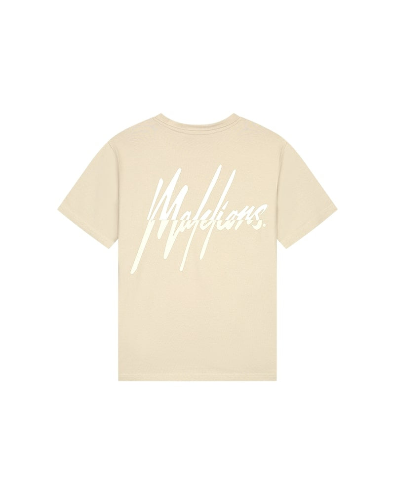 Malelions Women Kiki T-Shirt | Clay/Beige