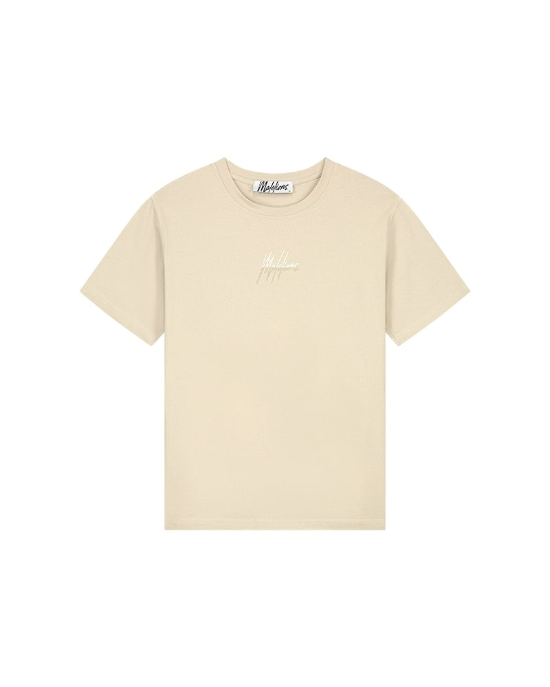  Malelions Women Kiki T-Shirt | Clay/Beige