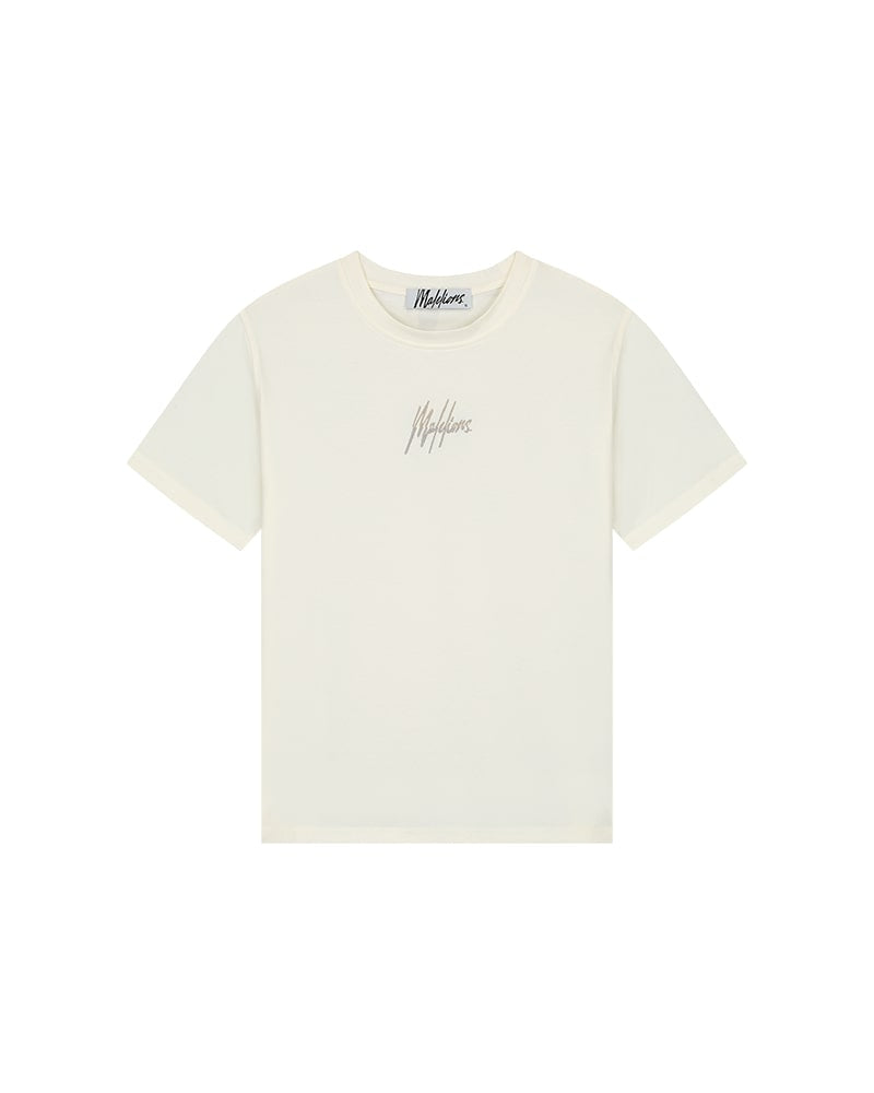  Malelions Women Kiki T-Shirt | Off-White/Clay