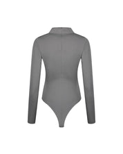 Malelions Women Signature Bodysuit | Smoke Grey