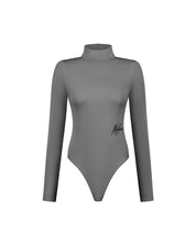 Malelions Women Signature Bodysuit | Smoke Grey