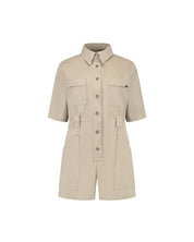 Malelions Women Cargo Playsuit | Clay