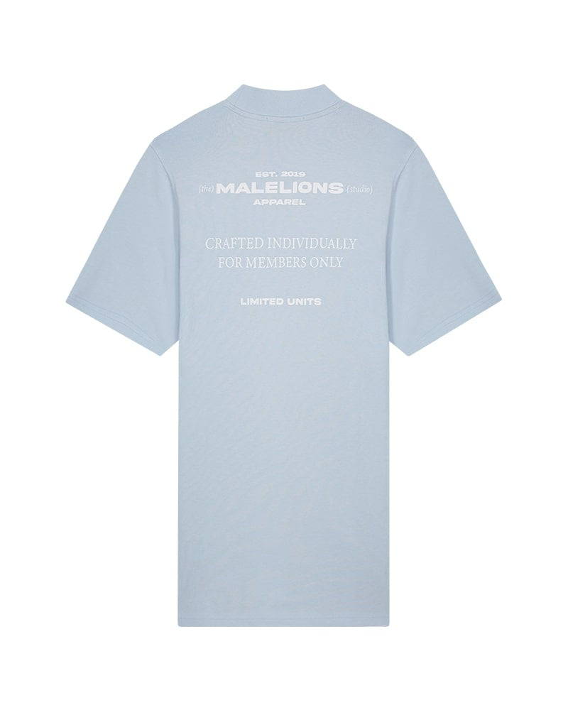 Malelions Women Members T-Shirt Dress | Ice Blue