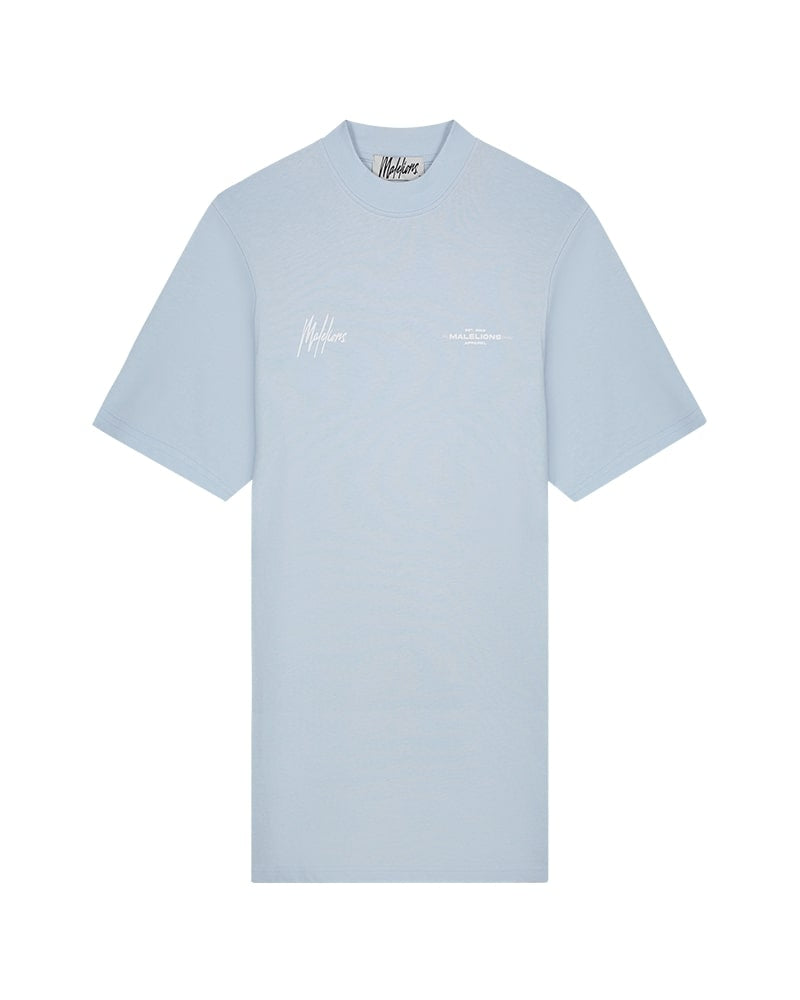  Malelions Women Members T-Shirt Dress | Ice Blue