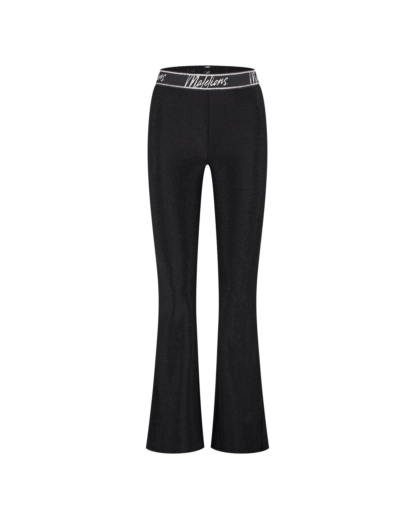  Malelions Women Sparkling Flared Pants | Black