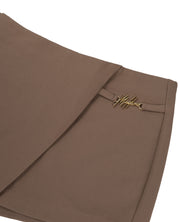 Malelions Women Gallery Skort | Dark Taupe