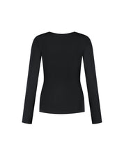 Malelions Women V-Neck Top | Black