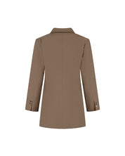 Malelions Women Gallery Blazer Dress | Dark Taupe
