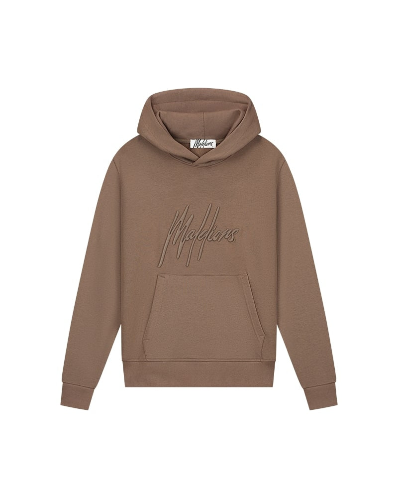  Malelions Women Essentials Hoodie | Chocolate