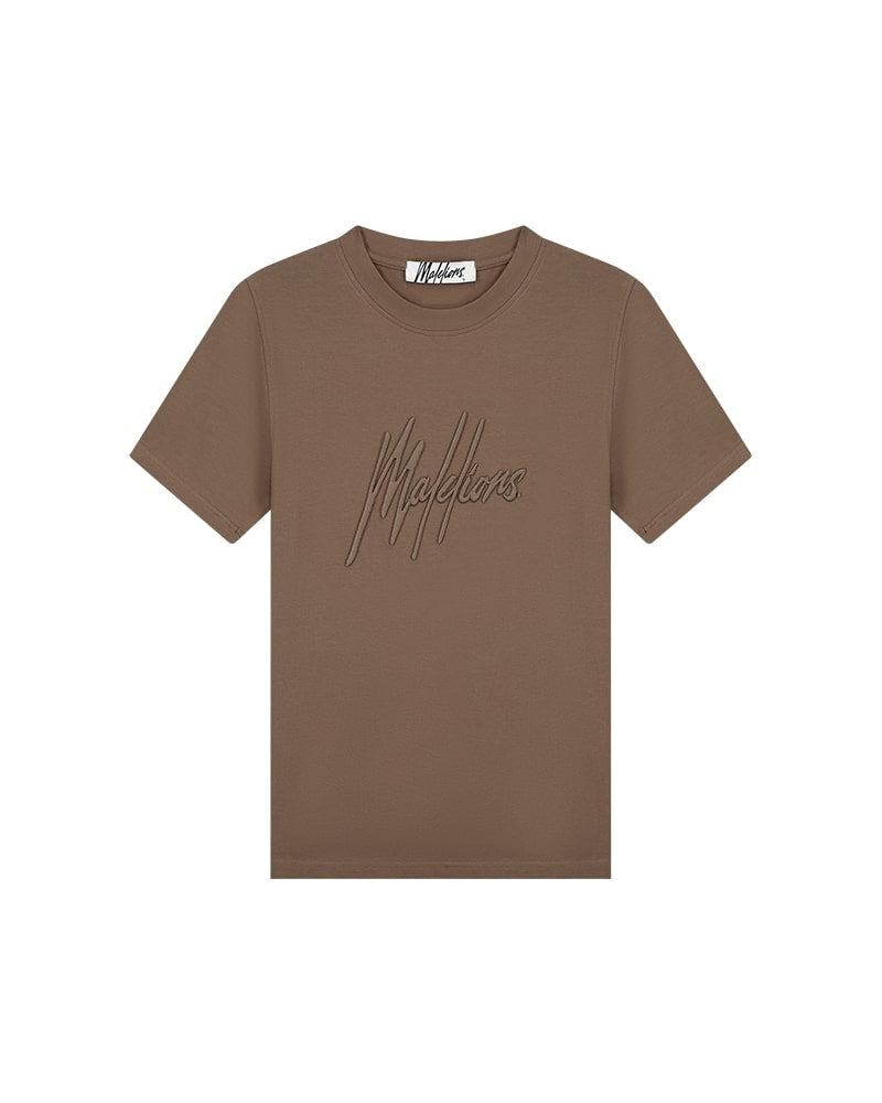  Malelions Women Essentials T-Shirt | Chocolate