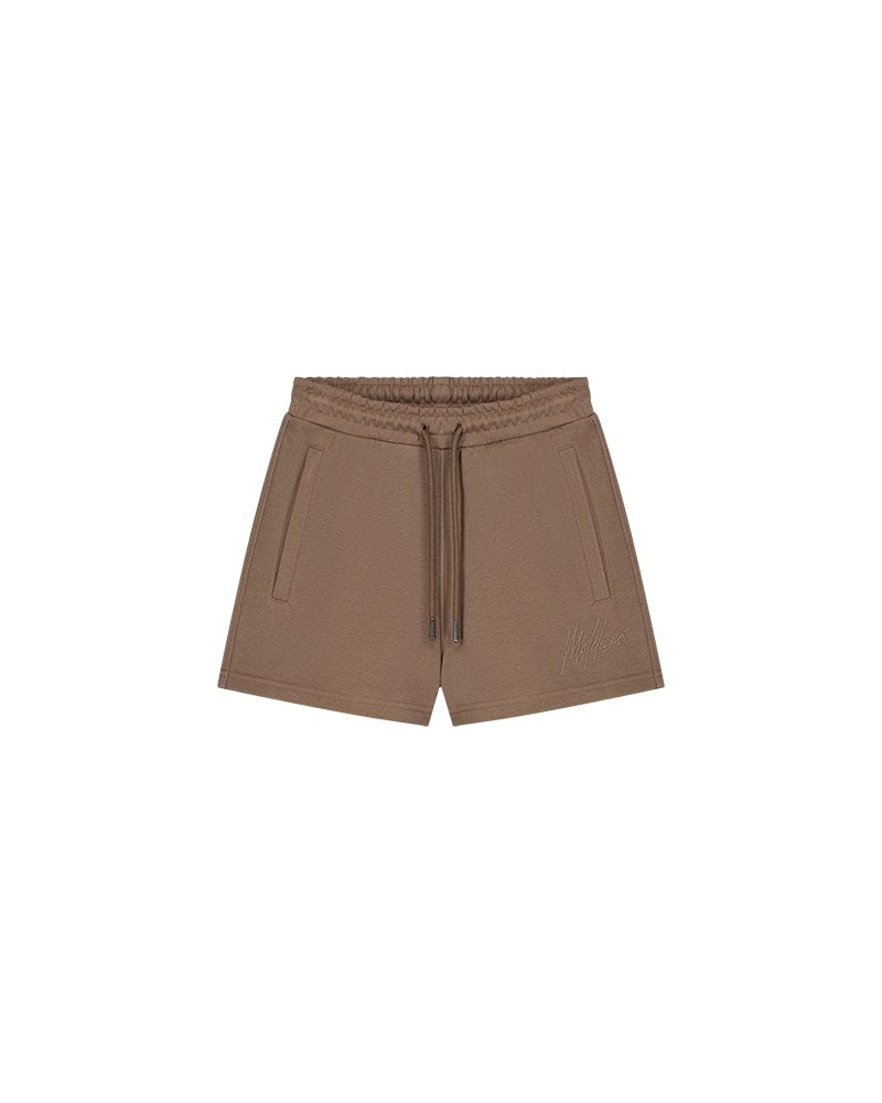  Malelions Women Essentials Shorts | Chocolate