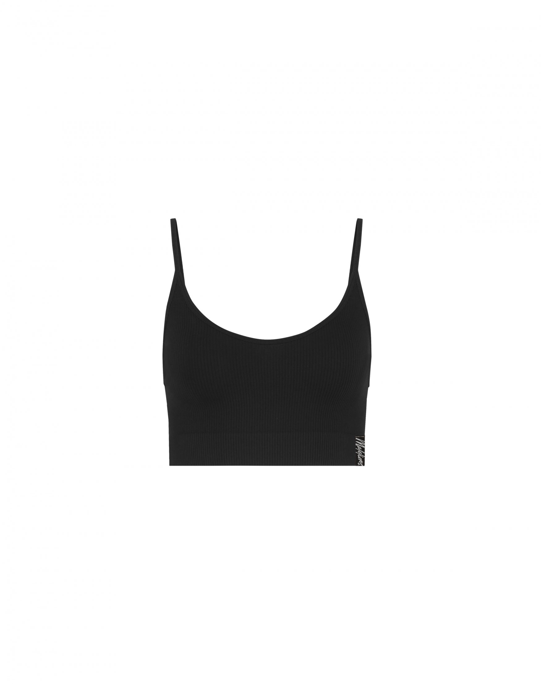  Malelions Women Ivy Rib Top | Black