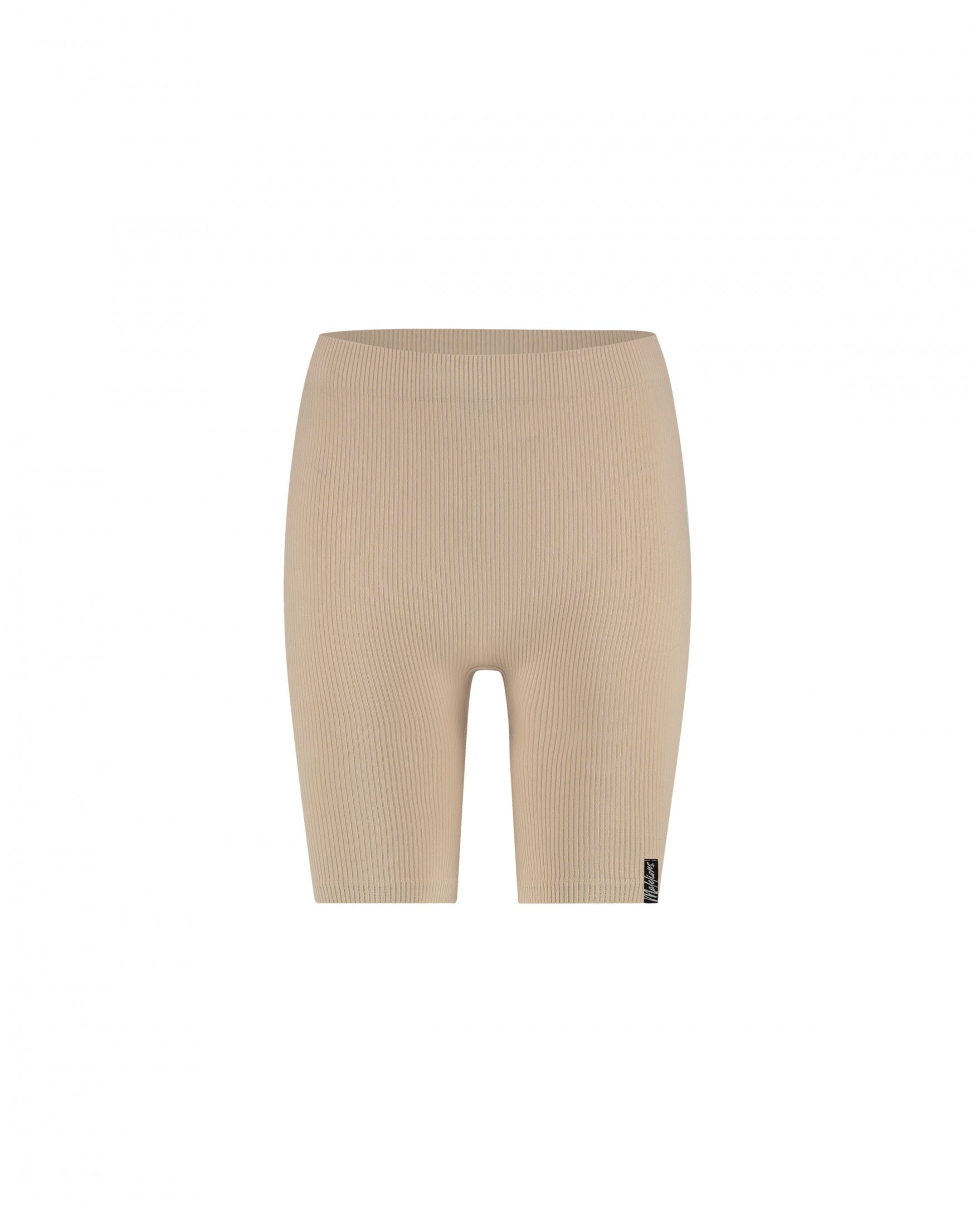  Malelions Women Ivy Rib Shorts | Taupe