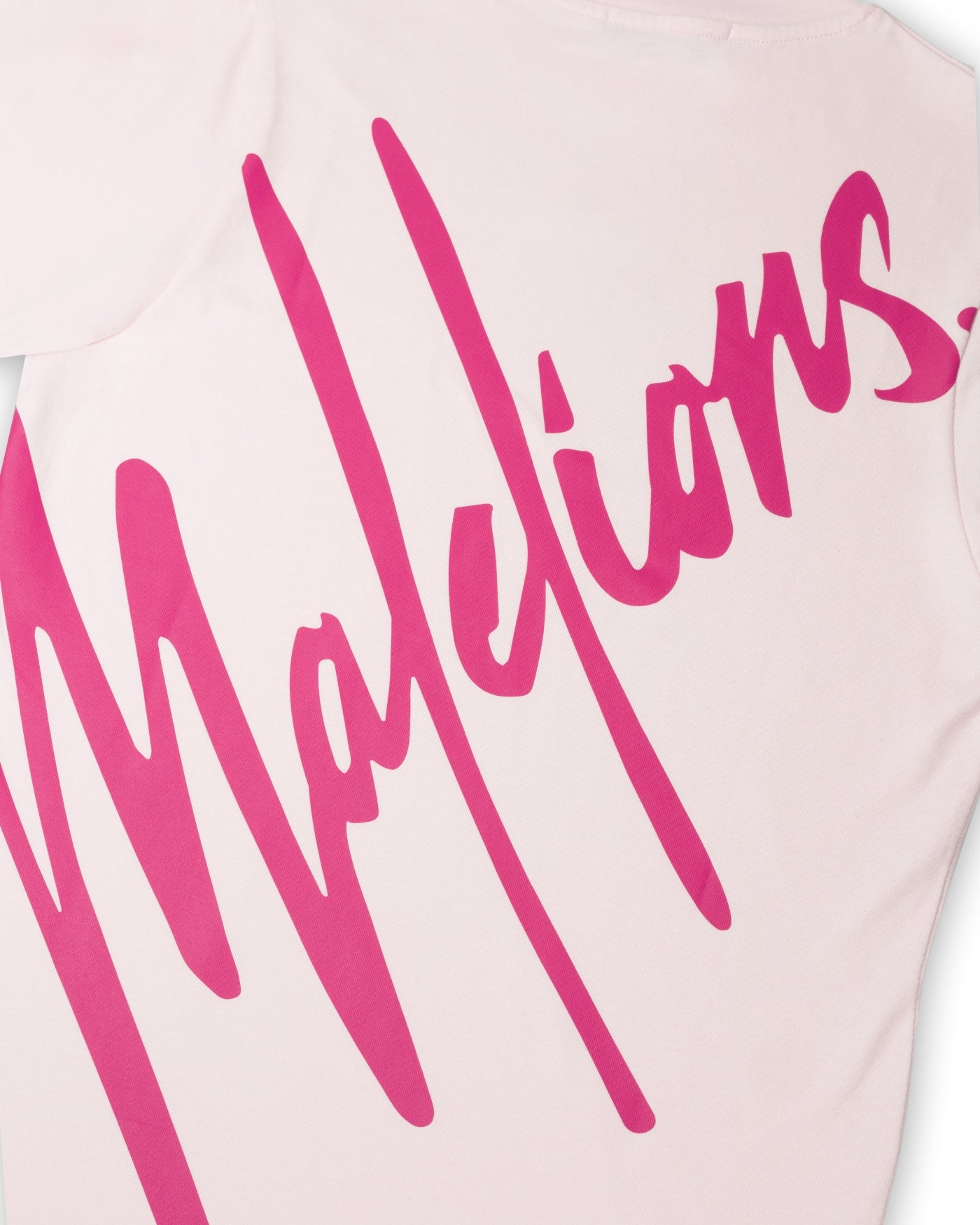 Malelions Women Firma T-Shirt Dress - Light Pink/Hot Pink
