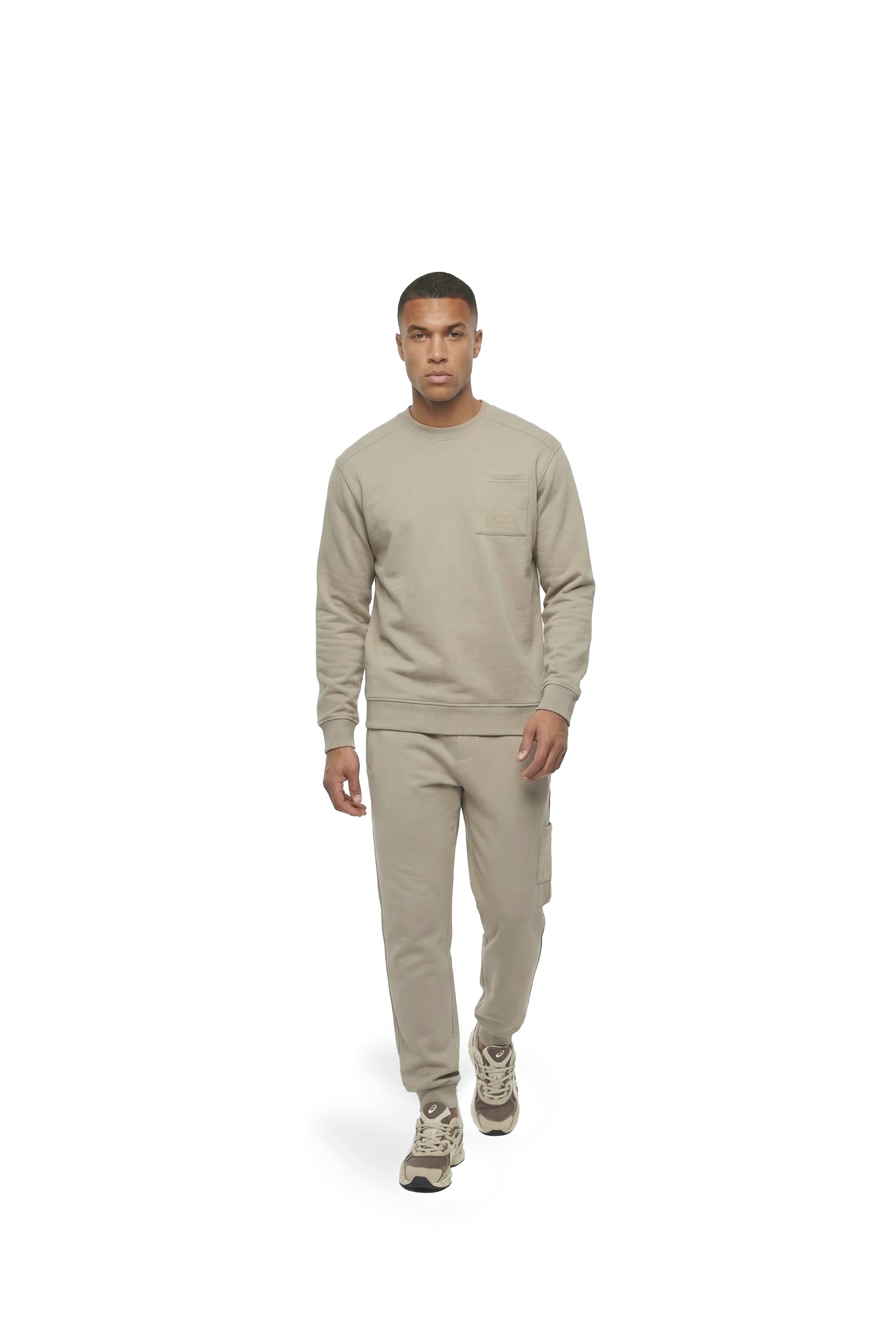Malelions Men Pocket Sweater | Light Taupe