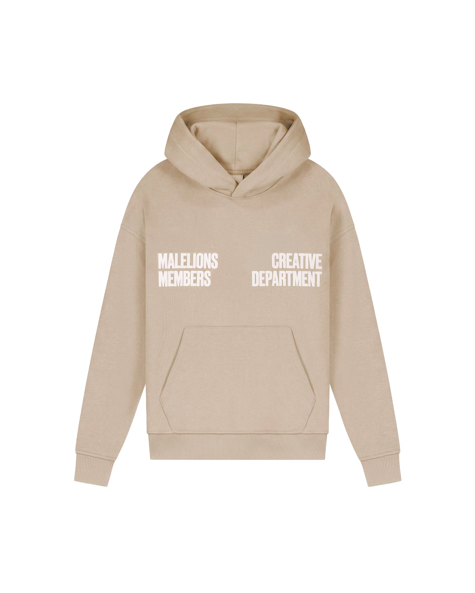 Malelions Junior Girls Members Hoodie | Light Beige