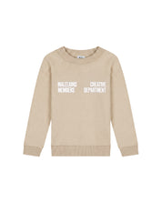 Malelions Junior Girls Members Sweater | Light Beige